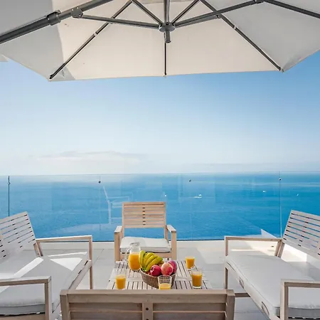 别墅 Ourmadeira - Aquarela, Panoramic Seaviews 卡尼索